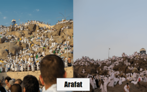 Muslims at Mount Arafat