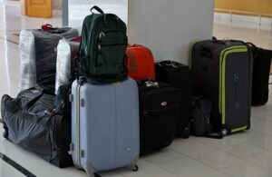 muslims packing their bags suitcase for hajj pilgrimage
