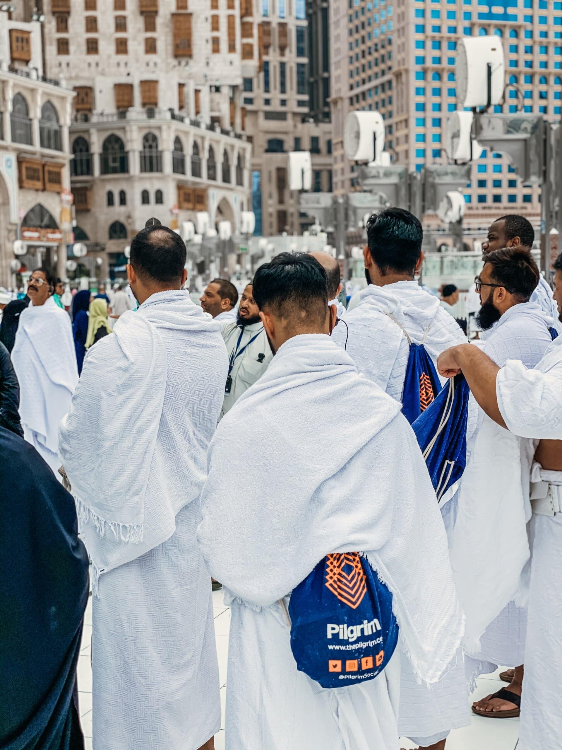 Pilgrims at Makkah