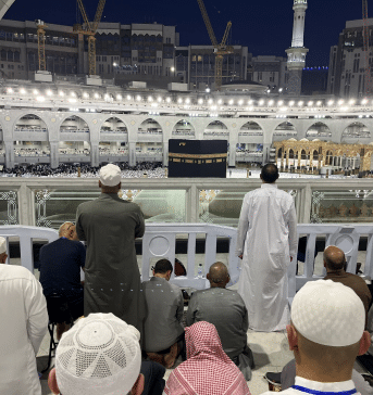 muslims inside masjid al haram