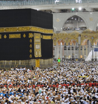 holy kaaba located in saudi arabia