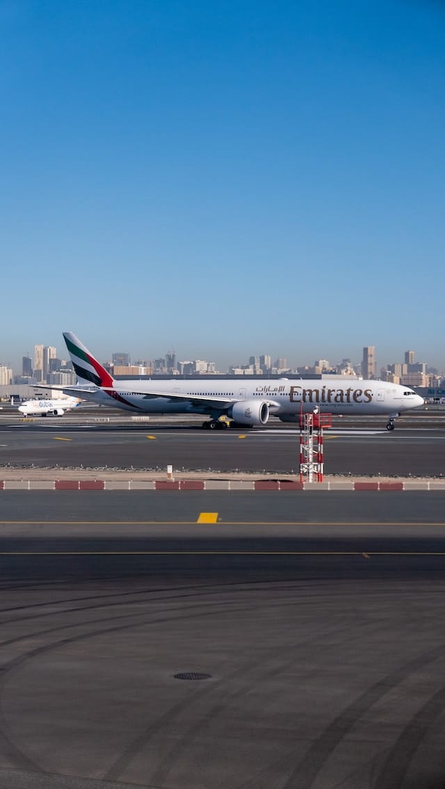 airplane on the tarmac of Saudi Arabia airports