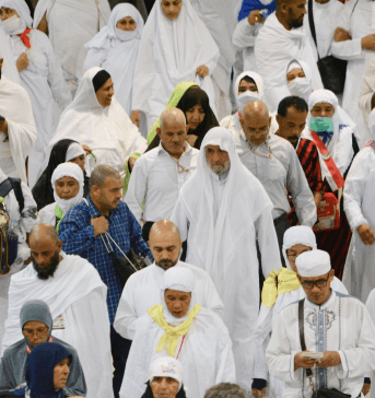 muslims perform farewell tawaf during hajj