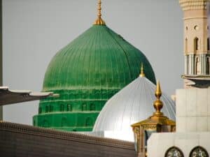 kubah hijau masjid al nabawi